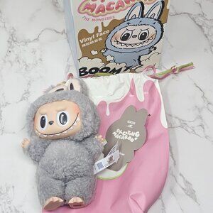 New!! Authentic Popmart Labubu Exciting Macarons Sesame Bean